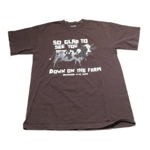 Vintage Y2K Cow Farm Shirt Size Medium